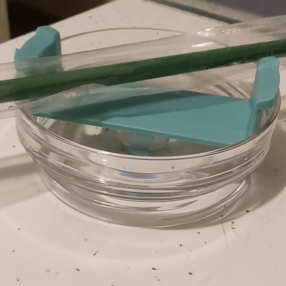 STANLEY-Replacement Lid & Straw (Clear /Turquoise) - Picture 2 of 2